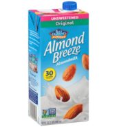 Blue Diamond Almond Breeze Unsweetened  Almond Milk Original 32oz
