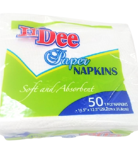HI DEE Napkin Lunch 1ply 50's – Massy Stores Barbados