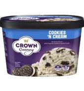 Crown Creamery Cookies ‘N Cream Ice Cream 48oz