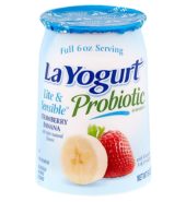 La Yogurt Light Strawberry Banana 6oz