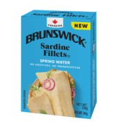 Brunswick Sardine Fillets in Spring Water NSA 106g