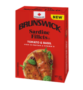 Brunswick Sardine Fillets Tomato & Basil 106g