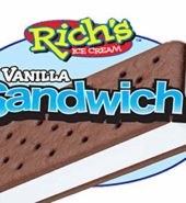 Rich’s Ice Cream Sandwich Vanilla  4oz