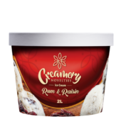 Creamery Ice Cream Rum & Raisin 2L