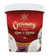 Creamery Ice Cream Rum & Raisin 1Lt