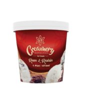 Creamery Ice Cream Rum & Raisin 1pt