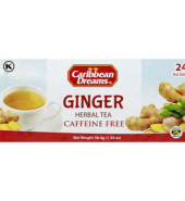 Caribbean Dreams Tea Ginger Bags 24’s