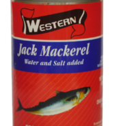 Western Jack Mackerel, Water & Salt Added, 425g