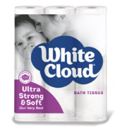 White Cloud Bath Tissue Ultra Soft 1roll