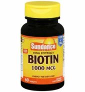 Sundance Tablets Biotin 1000mcg 60’s