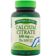 Nature’s Truth Calcium Citrate Caplets 100’s
