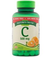 Nature’s Truth Tablets Vitamin C 500mg 110’s