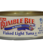 Bumble Bee Tuna Flake Light Water 6oz