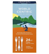 World Centric Compostable Forks 24ct