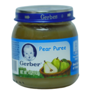 Gerber #2 Foods Puree Pear 4oz