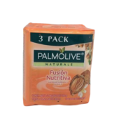 Palmolive Soap Nat Almond & Omega 3pk
