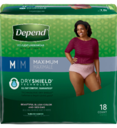Depend Underwear Fem Max M 18’s