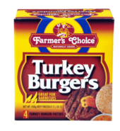 Farmer’s Choice Quarter Pounders – Turkey 4’s
