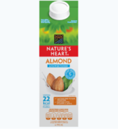 Nature’s Heart Unsweetened Almond Milk 946ml