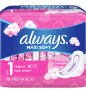 Always Suave Maxi Soft Re w Wings 10’s