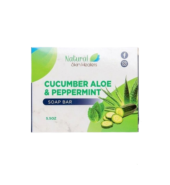 Natural Skin Healers Bar Soap Cucumber Aloe & Peppermint