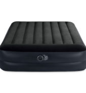 Intex Dura-Beam Plus 16.5″ Pillow Rest Raised Airbed with Internal Pump