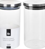 Storage Glass Jar With Lid 1000ml