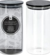 Storage Jar Glass With Lid 600ml