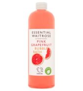 Essential Waitrose Bubble Bath Pink Grapefruit 750ml