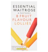 Essential Waitrose Fruit Lollies 8x35ml
