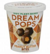 Dream Pops Plant-Based Chocolate-Covered, Peanut Butter Bites Frozen Dessert 4 fl oz