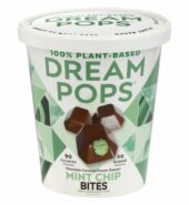 Dream Pops Plant-Based Mint Chip Bites Chocolate-Covered Frozen Dessert 4 fl oz